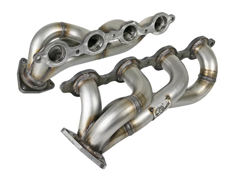 aFe 48-34134, Twisted Steel 1-3/4in 304SS Shorty Headers 2019 GM Silverado / Sierra 1500 V8-5.3L/6.2L