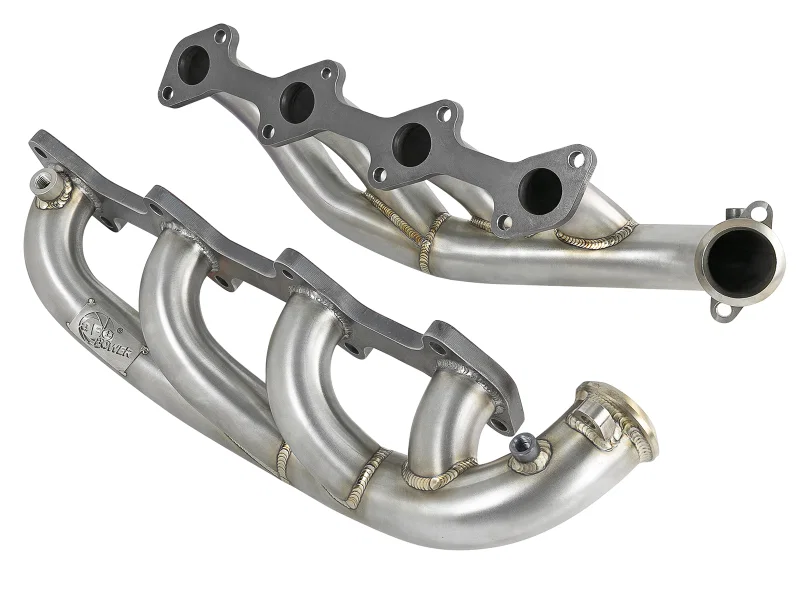 aFe 48-33022, Twisted Steel 1.75-2in 304 SS Headers 03-07 Ford Diesel Trucks V8-6.0L (td)