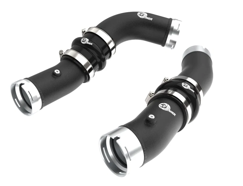 aFe 46-20724-B, 2024+ Toyota Tacoma BladeRunner 2.5in & 3in Aluminum Hot & Cold Charge Pipe Kit - Black