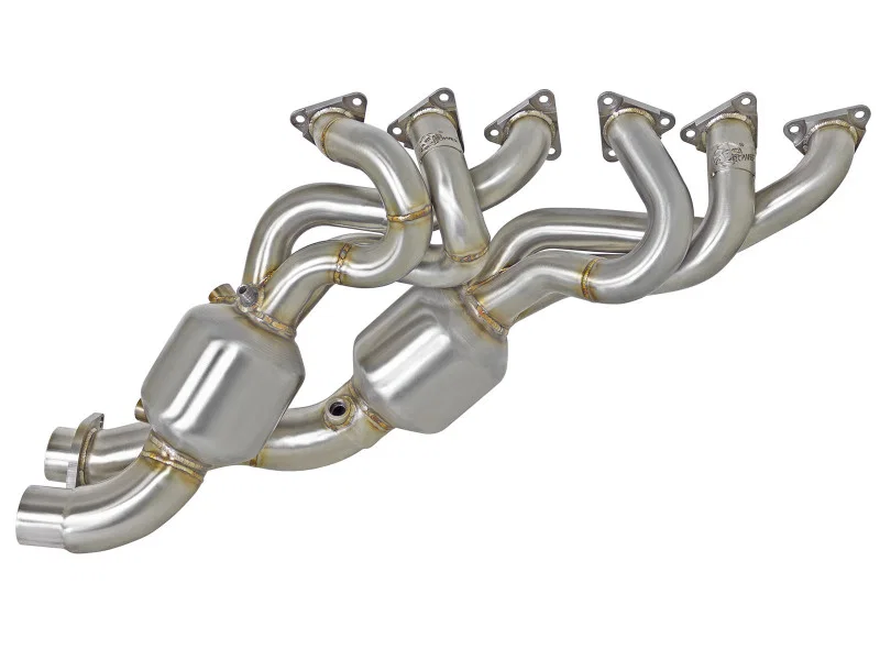 aFe 48-36314-HC, Twisted Steel Headers (Catted) 01-06 BMW M3 L6-3.2L S54