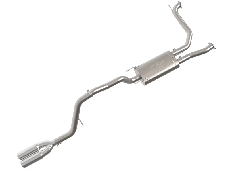 aFe 49-36143-P, Vulcan Series 3in Stnless Steel Cat-Back Exhaust w/Polished Tip Nissan Armada 25-26 V6-3.5L(tt)