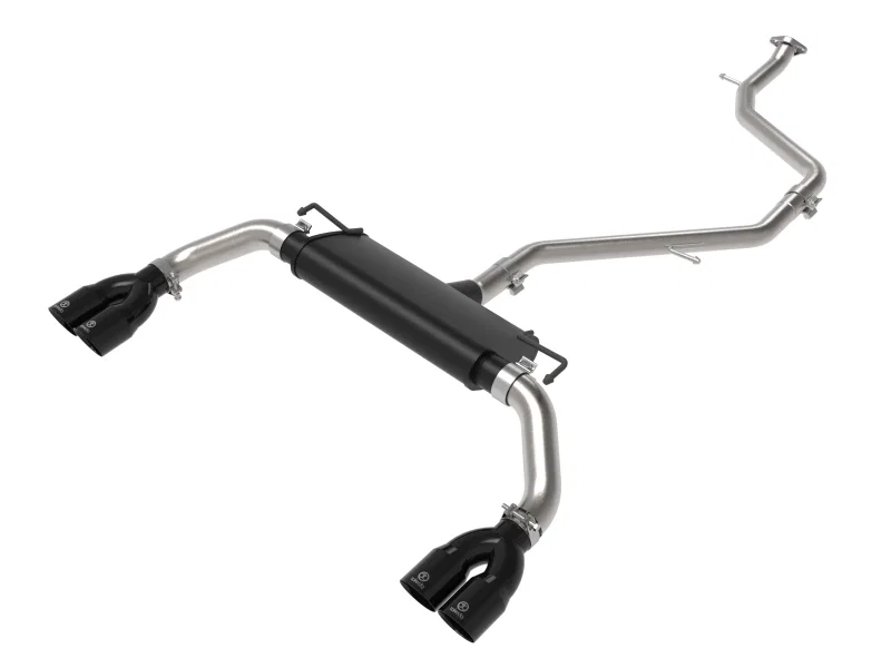 aFe 49-36054-B, 19-21 Lexus UX200 Takeda 2in - 2.5in. 304 SS Cat-Back Exhaust System w/ Black Tip