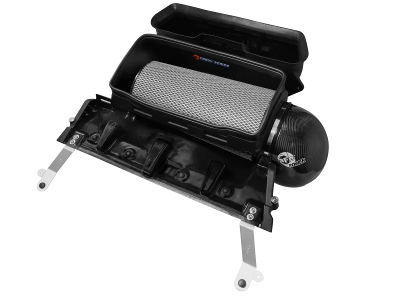 aFe 57-10022D, 21-23 RAM 1500 TRX Track Series Carbon Fiber Cold Air Intake System w/ Pro DRY S