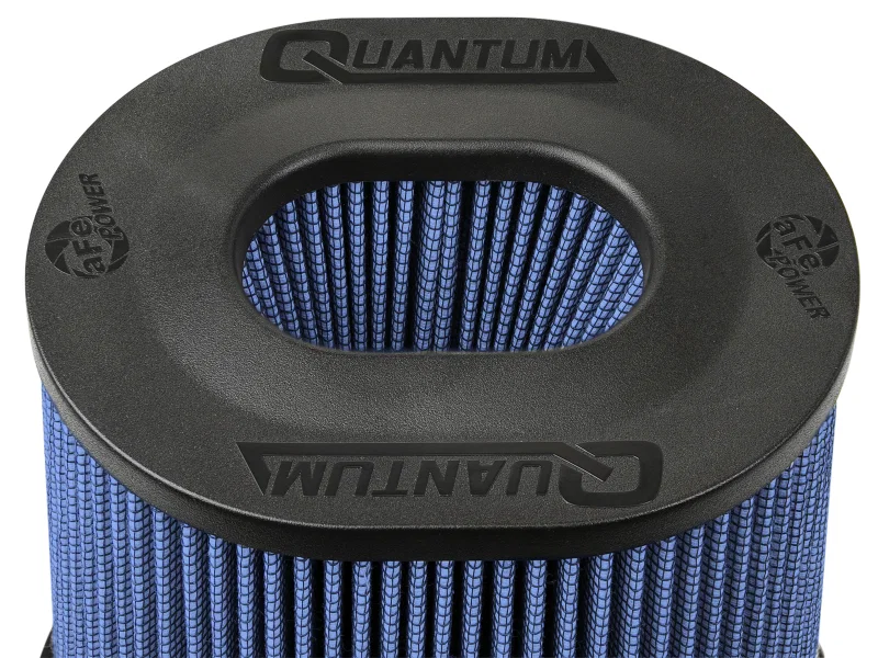 aFe 23-91132, Quantum Pro-5 R Air Filter Inverted Top - 5in Flange x 8in Height - Oiled P5R