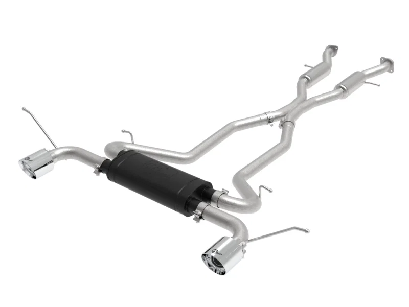 aFe 49-38085-P, Vulcan Series 2.5in 304SS Cat-Back Exhaust 11-19 Jeep Grand Cherokee (WK2) 5.7L w/ Polished Tips