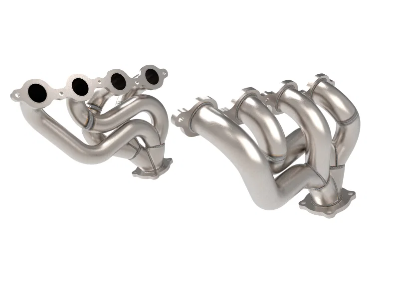aFe 48-34144, Twisted 1-3/4in 304SS Shorty Header 16-21 Chevy Camaro SS 6.2L V8