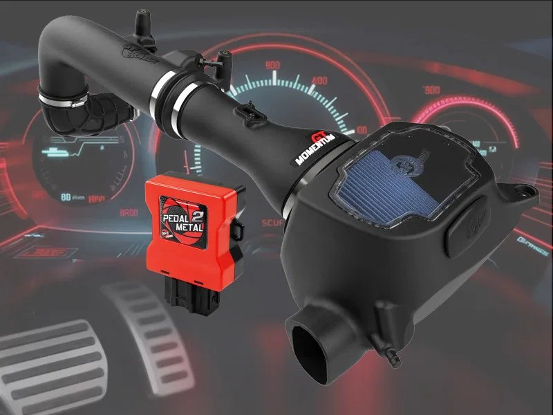 aFe 50-70113RBP, 2023+ GM Colorado/Canyon L4 2.7L Momentum Intake w/ P2M Throttle Enhancer