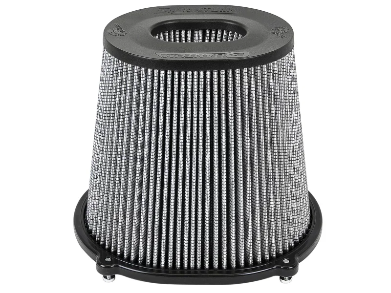aFe 21-91132, Quantum Pro DRY S Air Filter Inverted Top - 5in Flange x 8in Height - Dry PDS