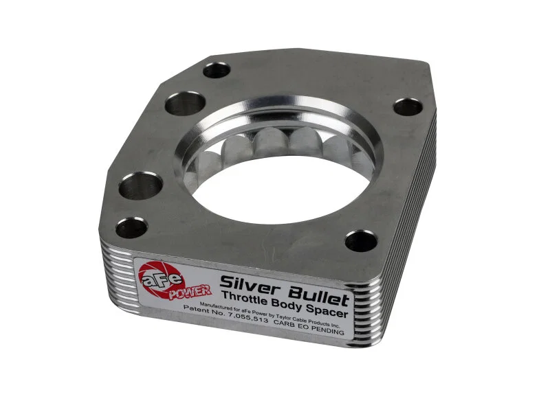 aFe 46-37005, 00-03 Honda S2000 L4 2.0L Silver Bullet Throttle Body Spacer - Silver