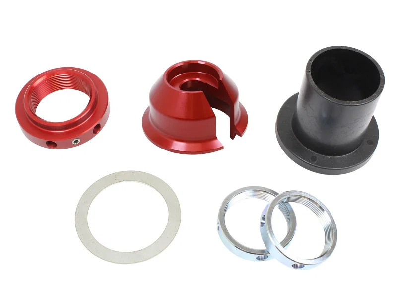 aFe 56080-SP23, Control Sway-A-Way 2.5 Coilover Spring Seat Collar Kit - Dual Rate - Extended Seat