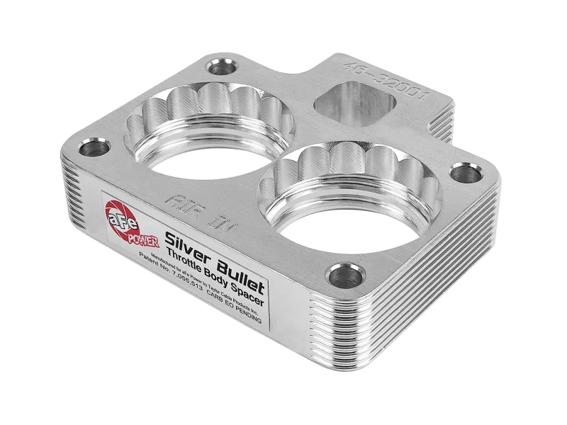 aFe 46-32001, Silver Bullet Throttle Body Spacers TBS Dodge Trucks 94-01 V8-5.2/5.9L