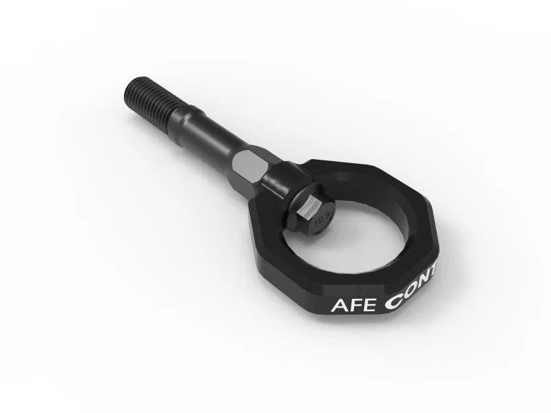 aFe 450-401015-B, Control Rear Tow Hook (Black) for Chevrolet Corvette