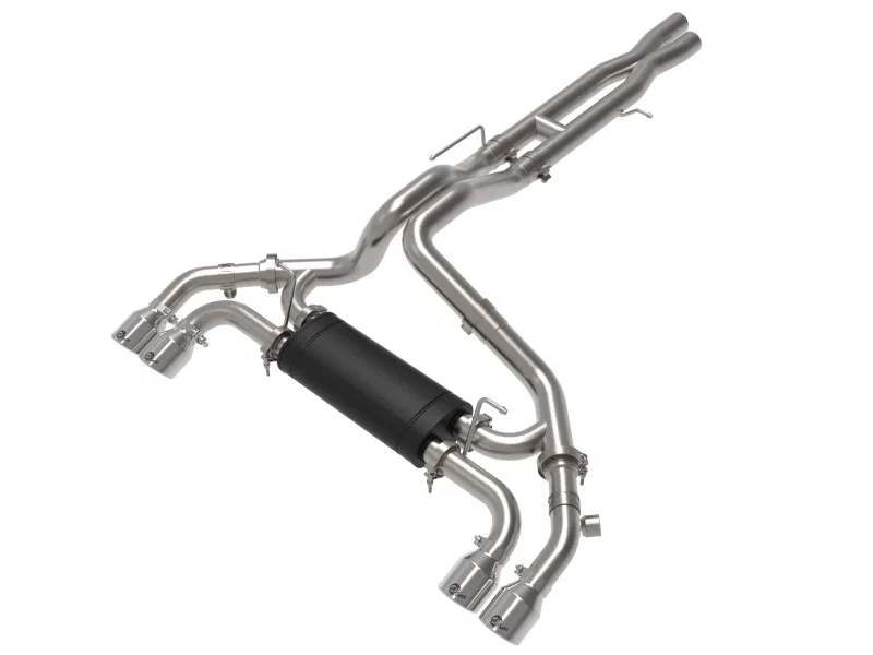 aFe 49-38098-P, Vulcan Series 2.5in 304SS Cat-Back Exhaust 2021+ Jeep Wrangler 392 6.4L w/ Polished Tips