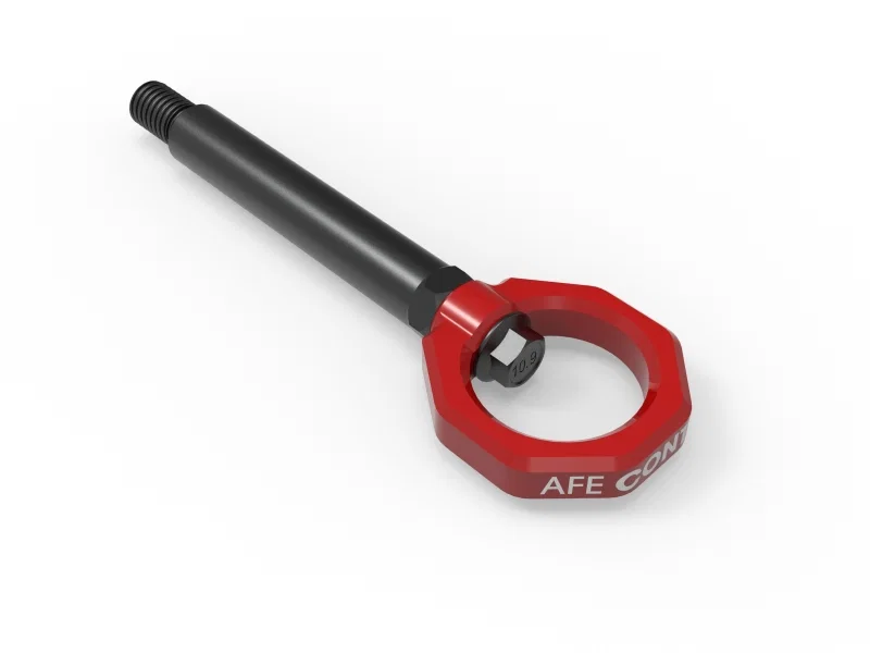 aFe 450-502004-R, 23-25 BMW M2 (G87) CONTROL Front / Rear Tow Hook - Red