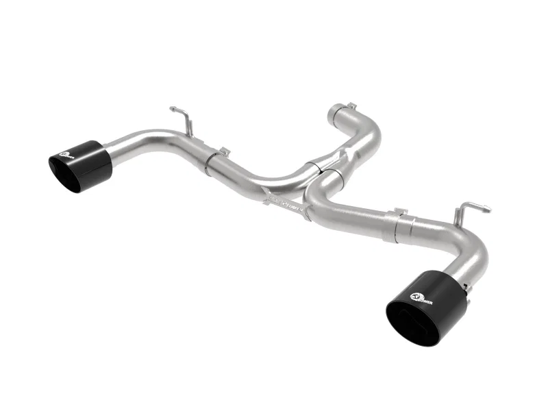 aFe 49-36421-B, 18-20 VW GTI (MK7.5) 2.0L MACH Force-Xp 3in to 2.5in 304 SS Axle-Back Exhaust System-Black Tips