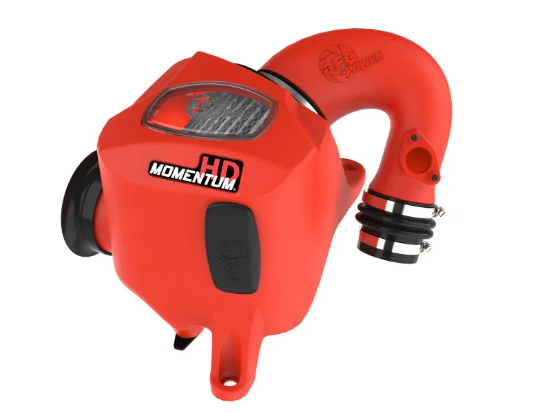 aFe 50-70063DR, 15-25 Toyota Hilux L4-2.4/2.8L (td) Momentum HD Cold Air Intake System Red w/ Pro DRY S Filter