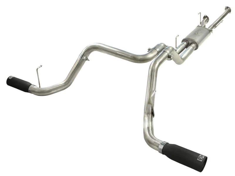aFe 49-46014-B, MACH Force XP 2-1/2in to 3in 409 SS Cat-Back Exhaust w/ Black Tips 10-17 Toyota Tundra V8 5.7L