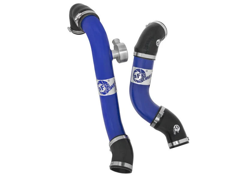 aFe 46-20254-L, Bladerunner Intercoolers Tube - Blue Hot/Cold Side 15-16 Ford Mustang EcoBoost L4-2.3L (t)