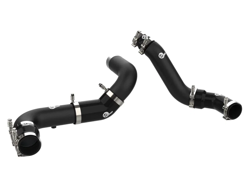 aFe 46-20494-B, 16-19 RAM 1500 V6 3.0L (TD) BladeRunner 3in Aluminum Hot & Cold Charge Pipe Kit - Black