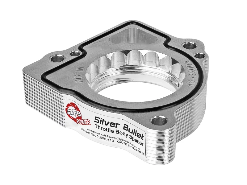 aFe 46-32004, Silver Bullet Throttle Body Spacers TBS Dodge Ram 1500 03-07 V8-4.7L