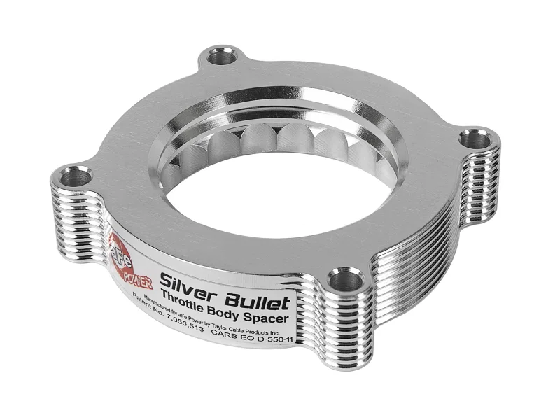 aFe 46-33011, Silver Bullet Throttle Body Spacers TBS Ford F-150 Raptor 10-12 V8-6.2L