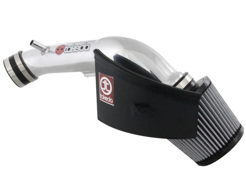 aFe TR-1019P, Takeda Stage-2 Pro DRY S Cold Air Intake System 13-17 Honda Accord L4 2.4L (polished)