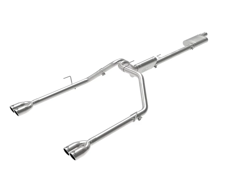aFe 49-38084-P, Vulcan Series 3in-2-1/2in 304 SS Cat-Back 2020 Jeep Gladiator (JT) V6-3.6L w/ Polished Tips