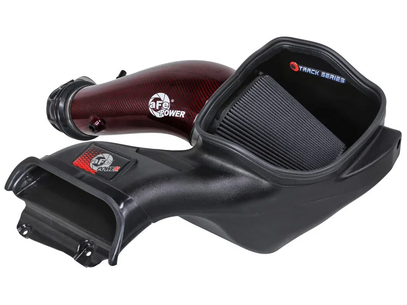 aFe 57-10030KR, 23-24 Ford F150 Raptor R Supercharged Red Carbon Track Series Air Intake w/ P5R Filter (MOQ 24)