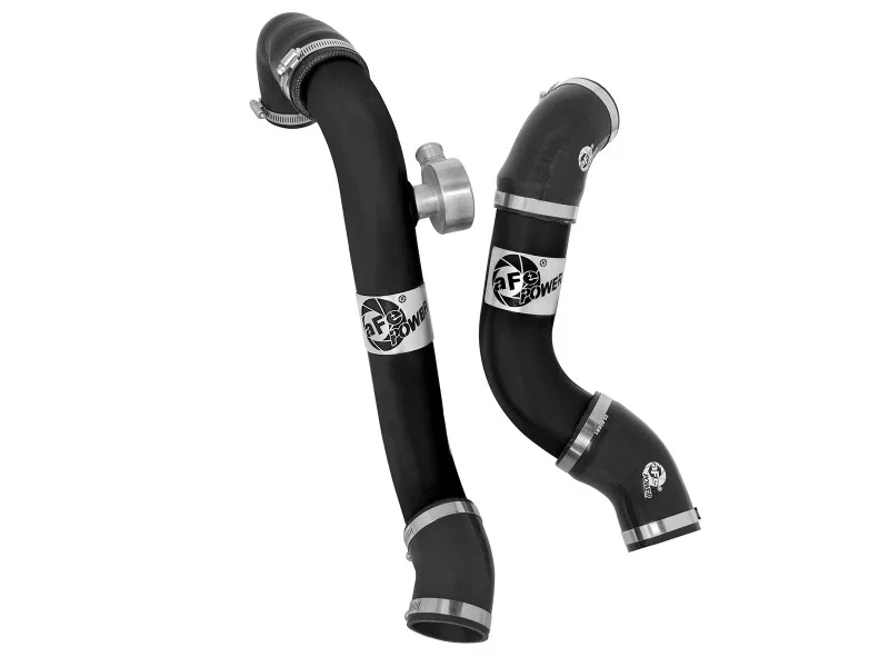 aFe 46-20254-B, BladeRunner Intercooler Tubes Black Hot/Cold Side for 15-16 Ford Mustang EcoBoost I4-2.3L (t)
