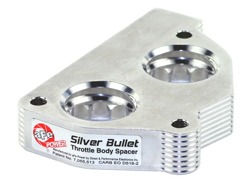 aFe 46-34004, Silver Bullet Throttle Body Spacers TBS GM C/K 1500/2500/3500 87-95 V6-4.3L V8-5.0/5.7L
