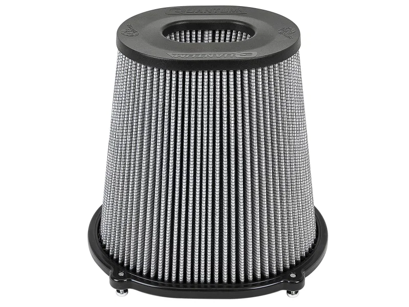aFe 21-91129, Quantum Pro DRY S Air Filter Inverted Top - 5in Flange x 9in Height - Dry PDS
