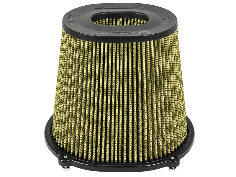 aFe 72-91132, Quantum Pro-Guard 7 Air Filter Inverted Top - 5in Flange x 8in Height - Oiled PG7