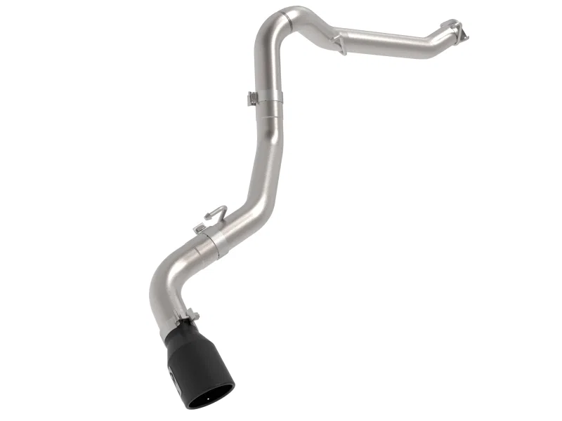 aFe 49-38093-B, 2021+ Jeep Gladiator V6-3.0L (td) Vulcan Series 3in 304 SS DPF-Back Exhaust System - Black Tip