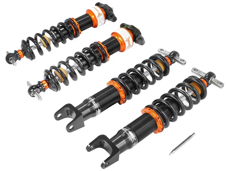 aFe 430-401004-N, Control PFADT Series Featherlight Single Adj. Street/Track Coilover System; Chevy Corvette 14-15