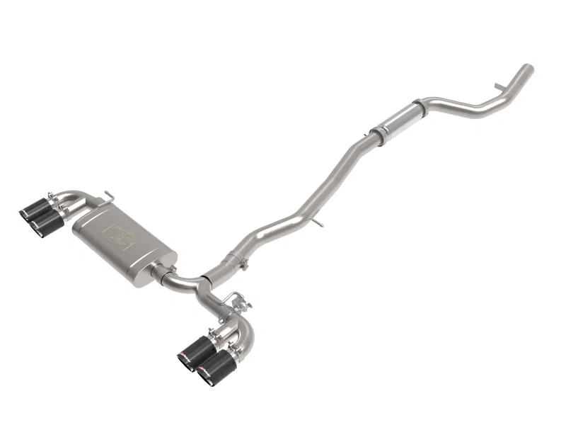 aFe 49-36352-C, 19-24 BMW Z4 M40i (G29) B58 Turbo MACH Force-Xp 3in to 2-1/2in SS CB Exhaust System - Carbon