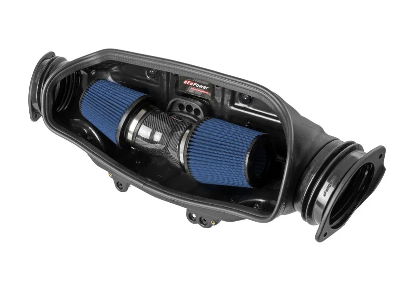 aFe 57-10013R, 2020 Chevrolet Corvette C8 Track Series Carbon Fiber Cold Air Intake System With Pro 5R Filters