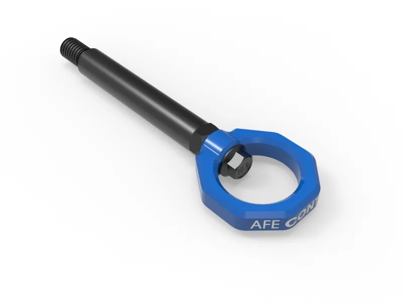 aFe 450-502004-L, 23-25 BMW M2 (G87) CONTROL Front / Rear Tow Hook - Blue