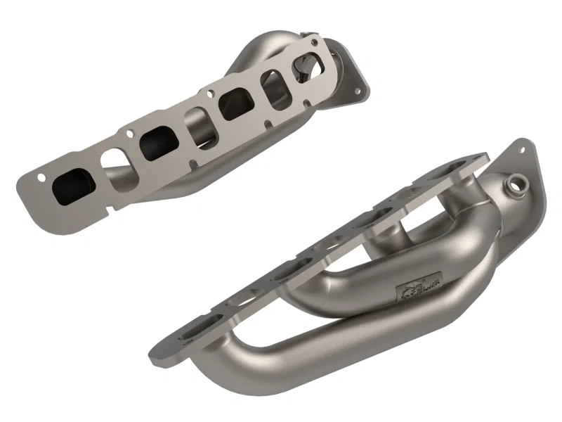 aFe 48-38031-T, Twisted Steel 2021+ Jeep Wrangler 392 JL 6.4L V8 Headers - Titanium Cerakote