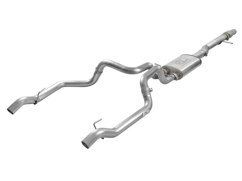 aFe 49-34101, Vulcan Series 4in-3in 304-SS Exhaust Cat-Back 2019 GM Silverado / Sierra 1500 V8-5.3L w/ OE Tips
