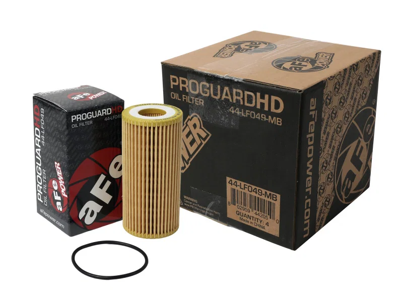aFe 44-LF049-MB, Pro GUARD HD Oil Filter (4 Pack)