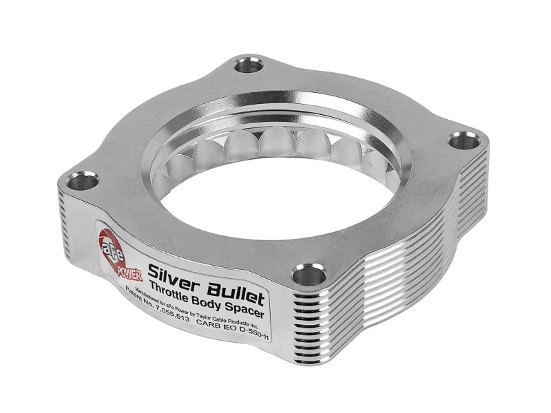aFe 46-31001, Silver Bullet Throttle Body Spacer N62 Only BMW (E53) 04-09 5series (E60) 04-09 6series (E63/64)