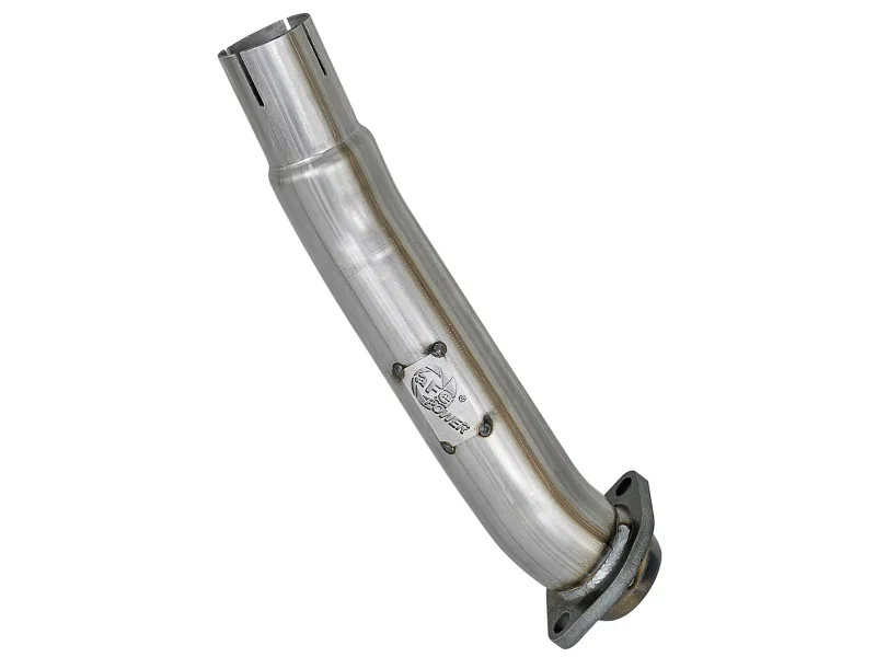 aFe 48-48024, Twisted Steel 2in Stainless Steel Loop Delete Down-Pipe 2018+ Jeep Wrangler (JL) V6 3.6L