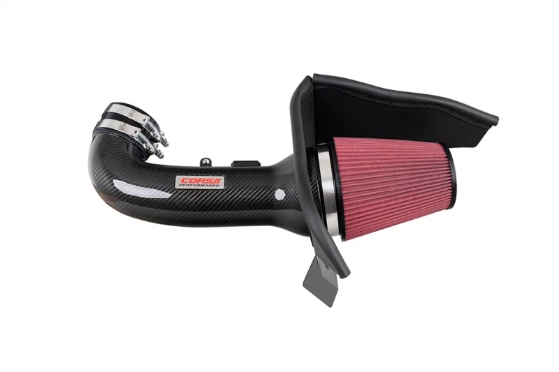 CORSA Performance 44018D, 16-24 Chevrolet Camaro SS 6.2L V8 Carbon Fiber Open Element Air Intake - Dry