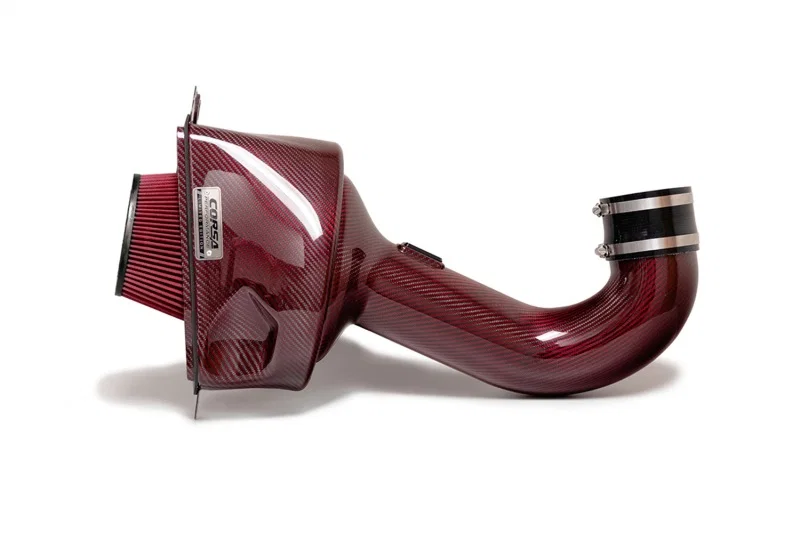 CORSA Performance 44002D-R, 2014-19 Chevrolet Corvette C7 6.2L V8 Red Carbon Fiber Air Intake (Does Not Fit Z06/ZR1)