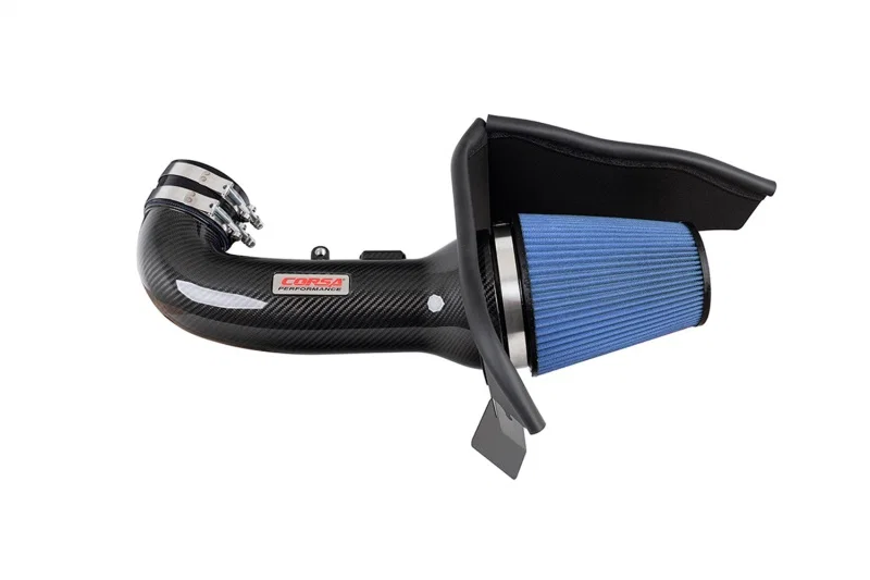 CORSA Performance 44018, 16-24 Chevrolet Camaro SS 6.2L V8 Carbon Fiber Open Element Air Intake - Oiled