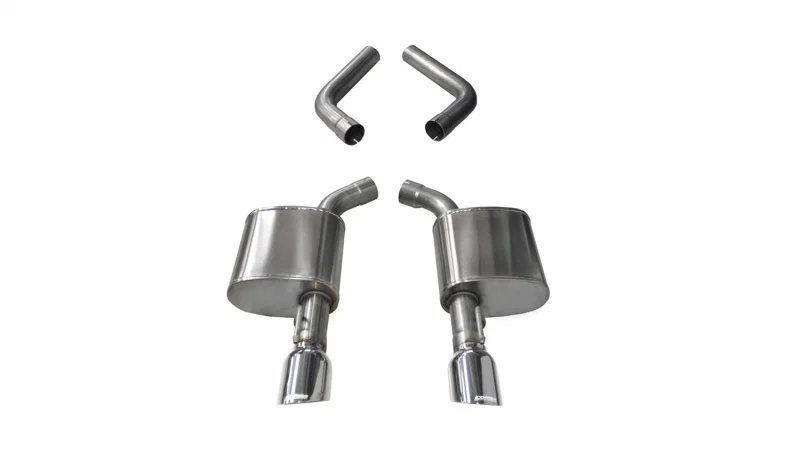 CORSA Performance 21019, 17-20 Dodge Charger 6.4L/17-19 Dodge Charger 5.7L Polished Sport AxleBack Exhaust w/4.5in Tips