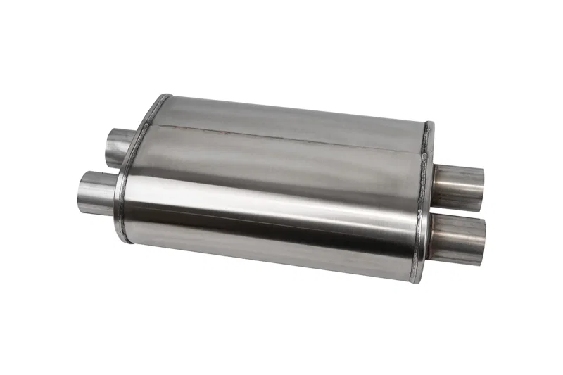 CORSA Performance CPX2525, PRO-Series Tuned 304SS Muffler 2.5in Dual Inlet/Outlet - 22.25in OAL