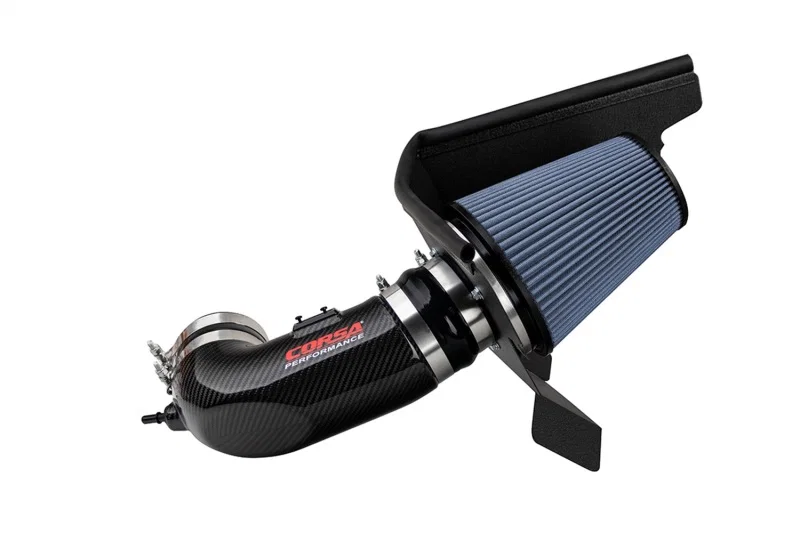 CORSA Performance 44005, 2017-2023 Chevrolet Camaro ZL1 Carbon Fiber Air Intake w/ MaxFlow 5 Oil Filtration
