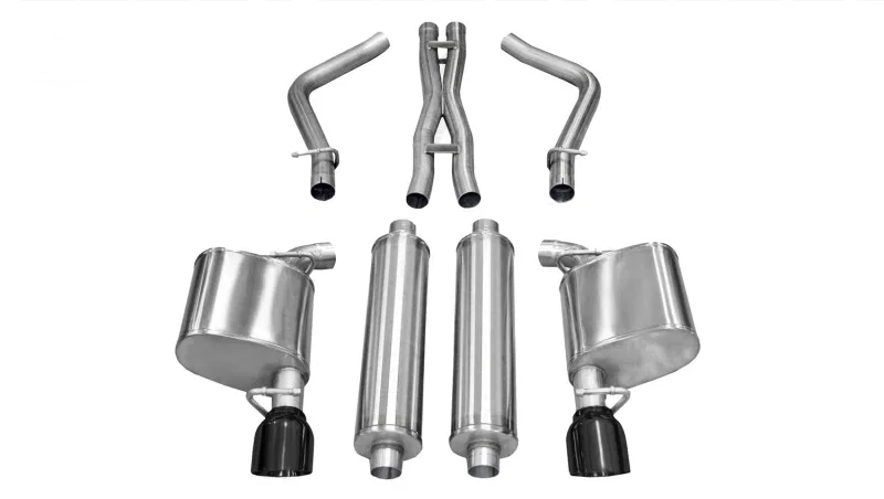 CORSA Performance 14535BLK, 11-14 Chrysler 300 R/T 5.7L V8 Black Sport Cat-Back Exhaust