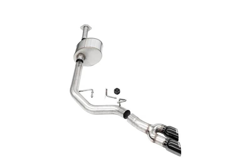 CORSA Performance 21331BLK, 15-20 Ford F-150 5.0L (145in WB) 3.0in Lightning Exit Catback w/ 3.5in Twin Black PVD Pro Tips